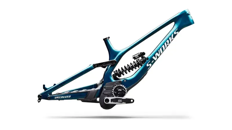 Specialized S-Works Demo 11 Frameset in Teal Tint Carbon