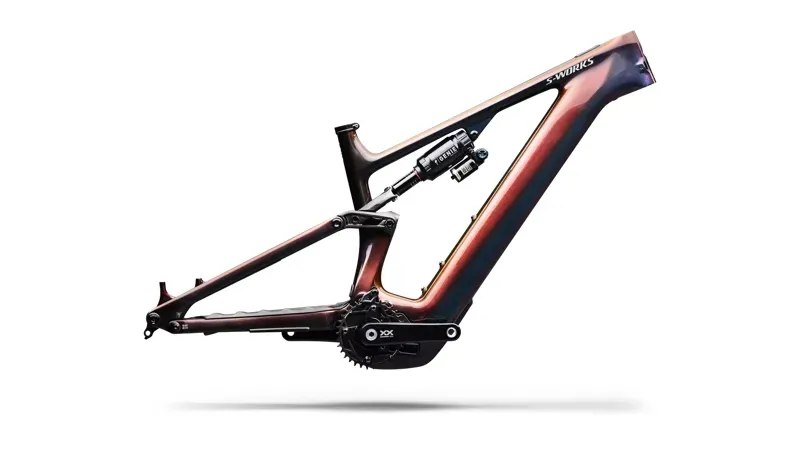 Specialized S-Works Turbo Levo 4 Frameset in Gloss Red Gold