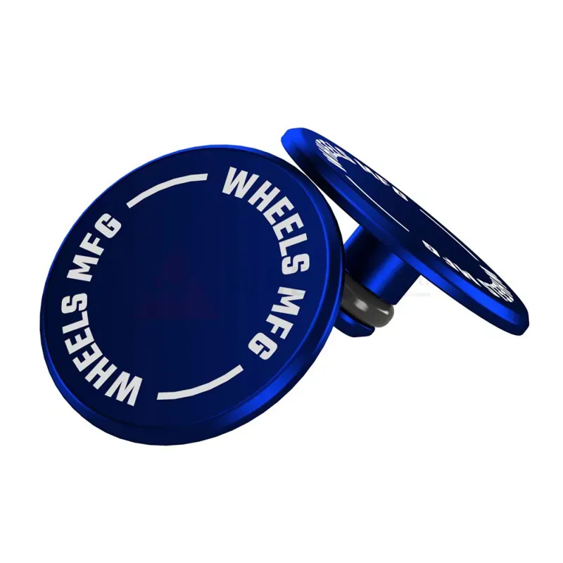 Wheels Manufacturing Thru-axle Caps in Blue