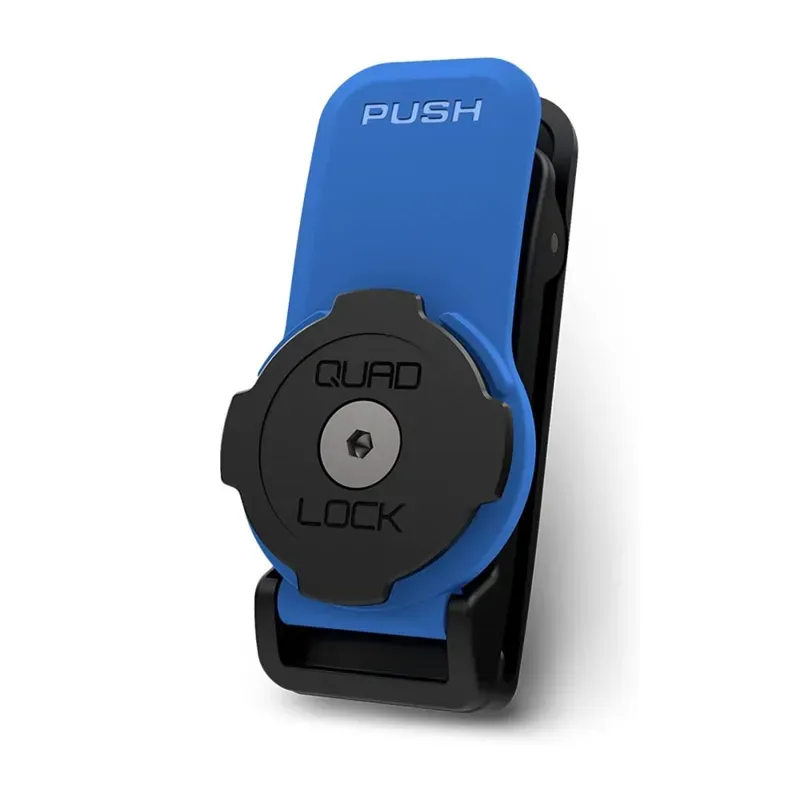 Quad Lock Mount Belt Clip V3 in Blue/Black