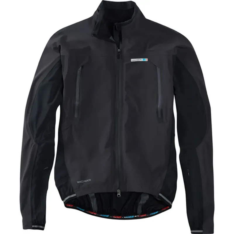 Madison RoadRace Apex Mens Waterproof Storm Jacket in Grey