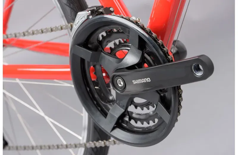 2021 Ridgeback Motion Hybrid Bike in Red-9