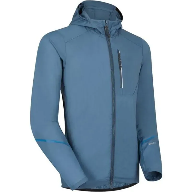 Madison Roam Men's Lightweight Windproof Packable Jacket In Lake Blue-1