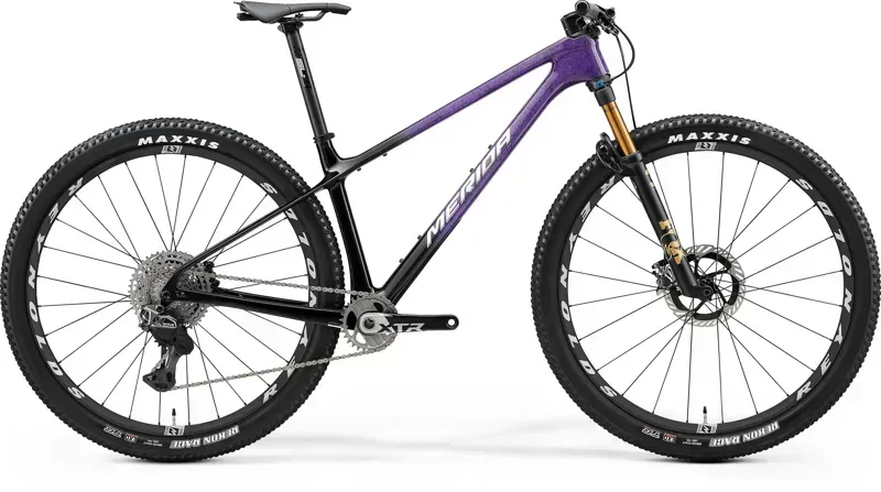 Merida Big Nine 10K Mountain Bike in Splatter Purple/Black Flash