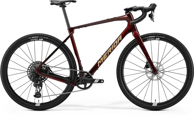 Merida Silex 8000 Gravel Bike in Elegant Wildberry/Gold