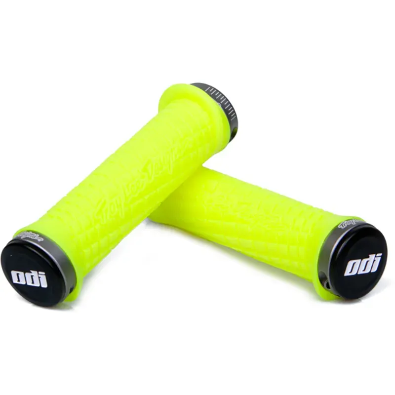 Odi Troy Lee Designs Mountain Bike Lock On Grips in Yellow