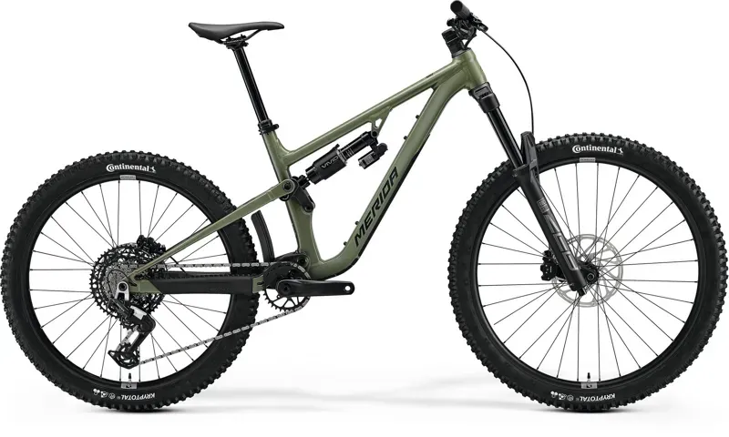 Merida One-Sixty 700 Mountain Bike in Anaconda Green/Black