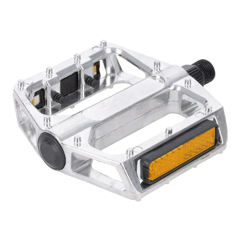 Oxford Alloy Eco 9/16-inch Platform Pedals in Silver