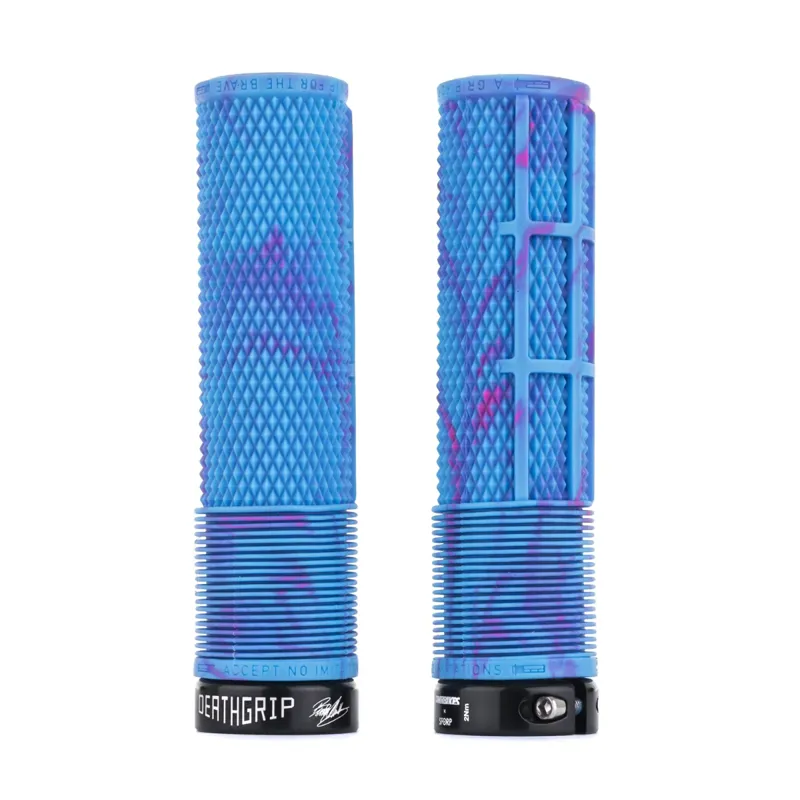 DMR DeathGrip Thick Flangeless Lock-On Grips in Miami