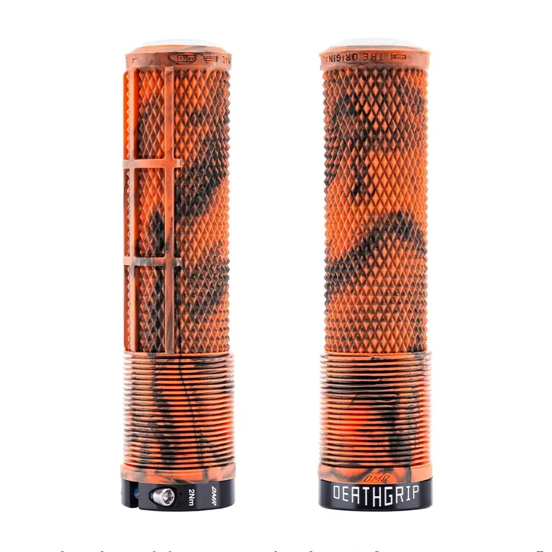 DMR DeathGrip 2 Thick Flangeless Grip in Orange Marble