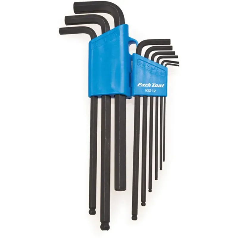 Park Tool HXS-1.2 Pro L-Shaped Hex Wrench Set in Black