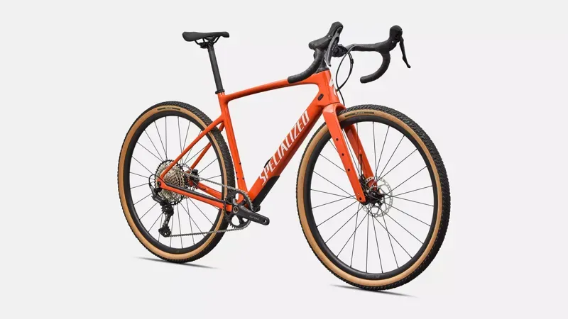 Specialized Diverge 4 Sport Carbon Shimano GRX 600 Gravel Bike in Deep Orange-1