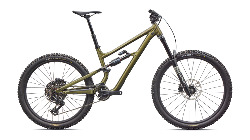 Specialized Status 2 170 Mountain Bike in Gloss Laurel Green Metallic/Desert Rose-1