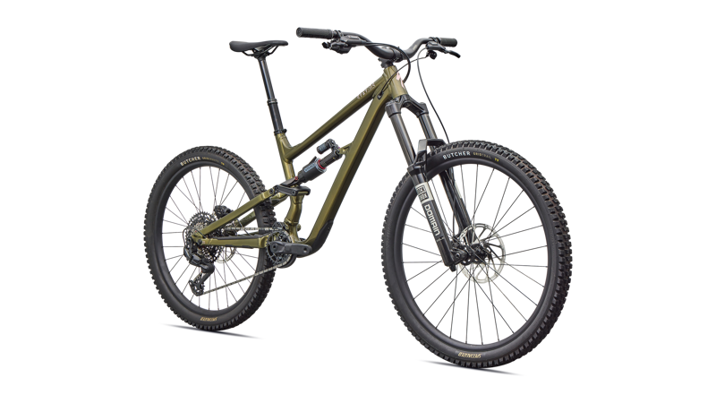 Specialized Status 2 170 Mountain Bike in Gloss Laurel Green Metallic/Desert Rose-2