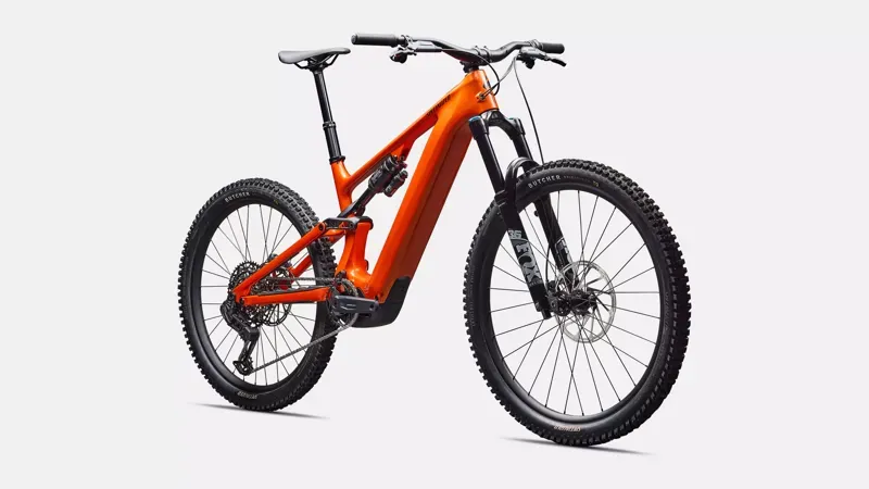 Specialized Turbo Levo 4 Comp Small in Orange Over Silver/Dark Navy-1