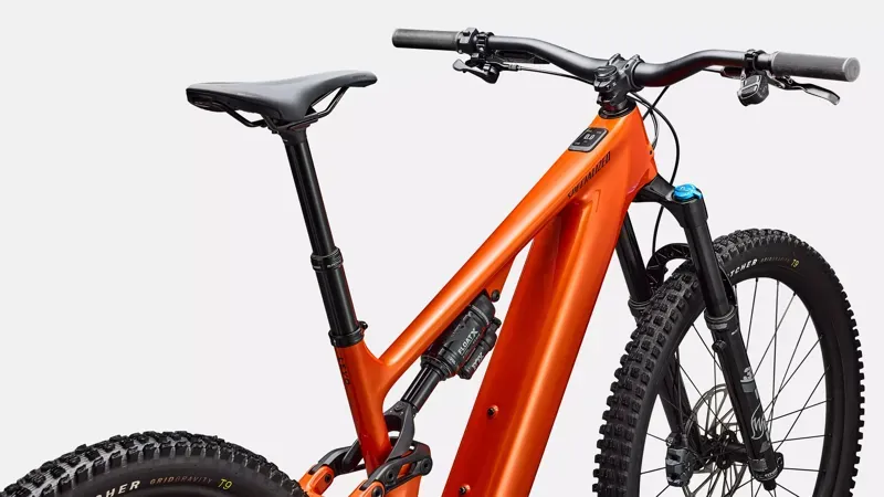 Specialized Turbo Levo 4 Comp Small in Orange Over Silver/Dark Navy-3
