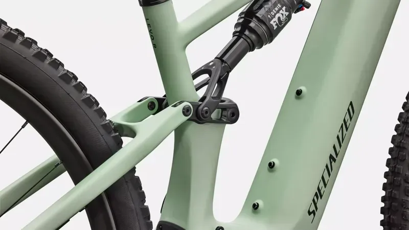 Specialized Turbo Levo R Expert eMountain Bike in Satin Pistachio-7