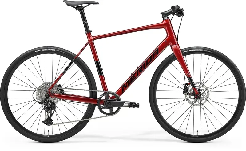 Merida Speeder 500 Road Bike In Dark Red/Black