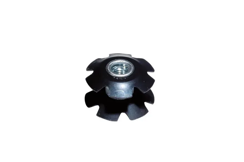 Weldtite Aheadset Star Nut 1 Inch in Silver