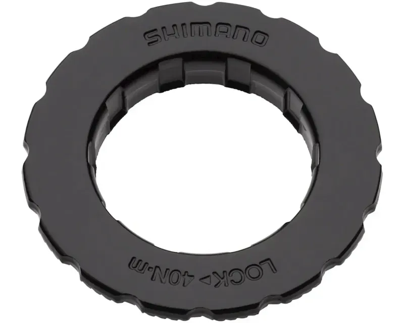 Shimano Spares SM-RT10 Lock Ring and Washer in Black