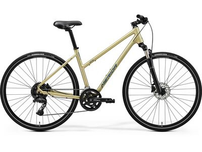 Merida Crossway 300 Women's - Silk Champagne/Blue - MY25