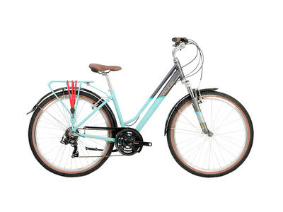 Raleigh Pioneer Trail Low Step Frame Aqua/silver