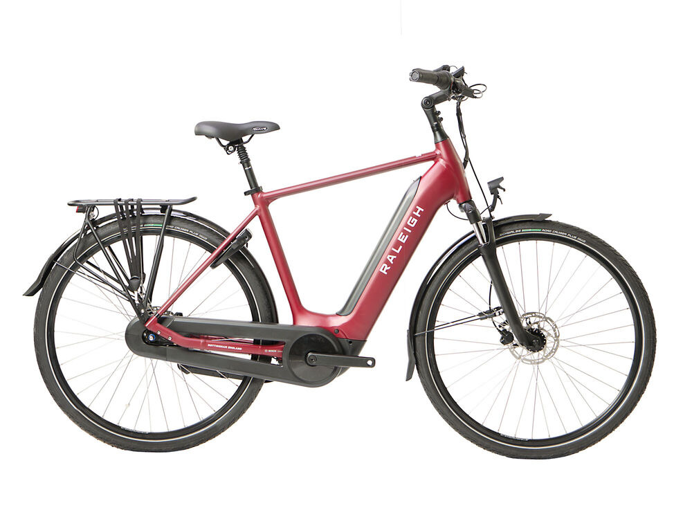 Raleigh Motus Tour Crossbar Hub Red click to zoom image